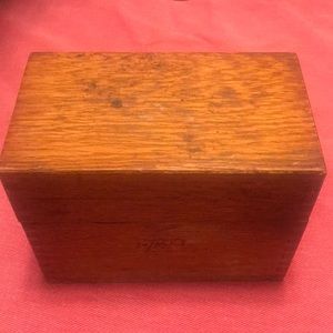 Wood Box Vintage Handmade Wood Spoons